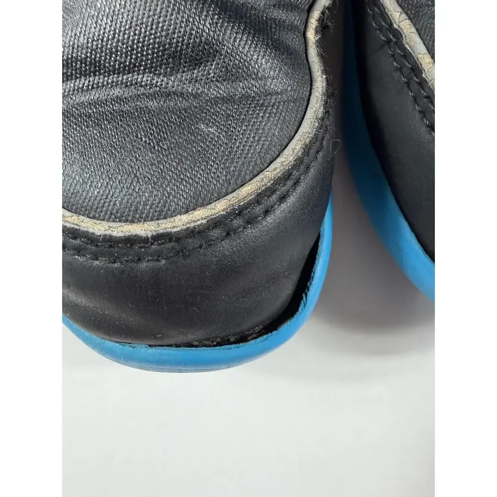 UGG Kids Tabor Waterproof Boots Logo Patch Black Blue Toddler Size 10 (EU 27)